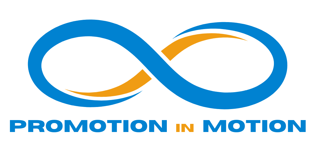 Promotion in motion logo